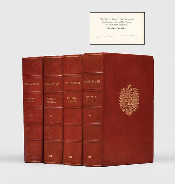 (Item #5077) Marlborough: His Life and Times (Signed Limited Edition). Winston Churchill.