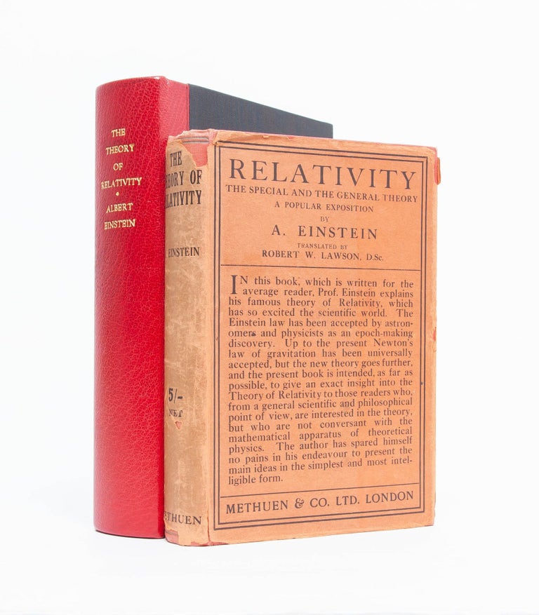 Item #5111) Relativity The Special and the General Theory. Albert Einstein, Robert W. Lawson