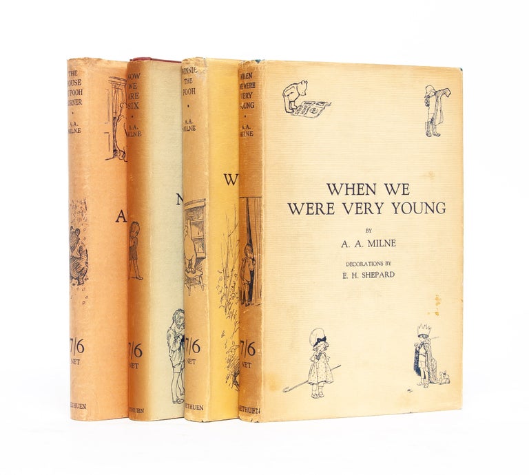 Item #5112) The Pooh Books, Including: When We Were Very Young; Winnie-the-Pooh; Now We Are Six;...