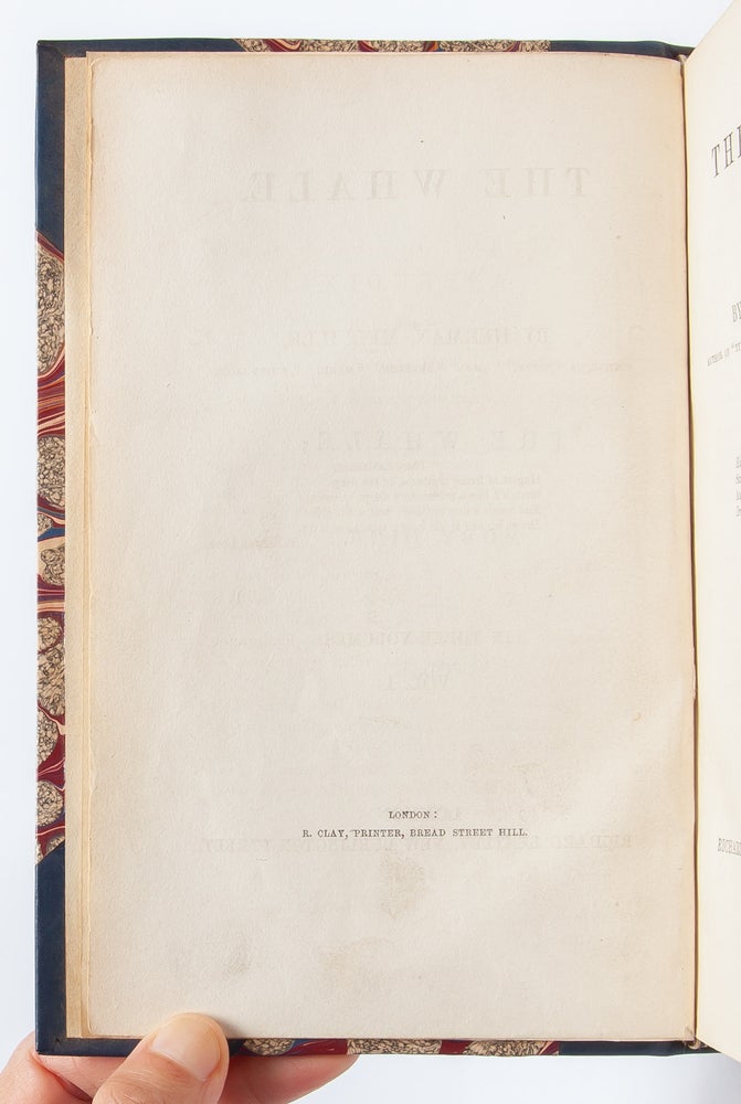 The Whale; or, Moby Dick (in 3 vols.)