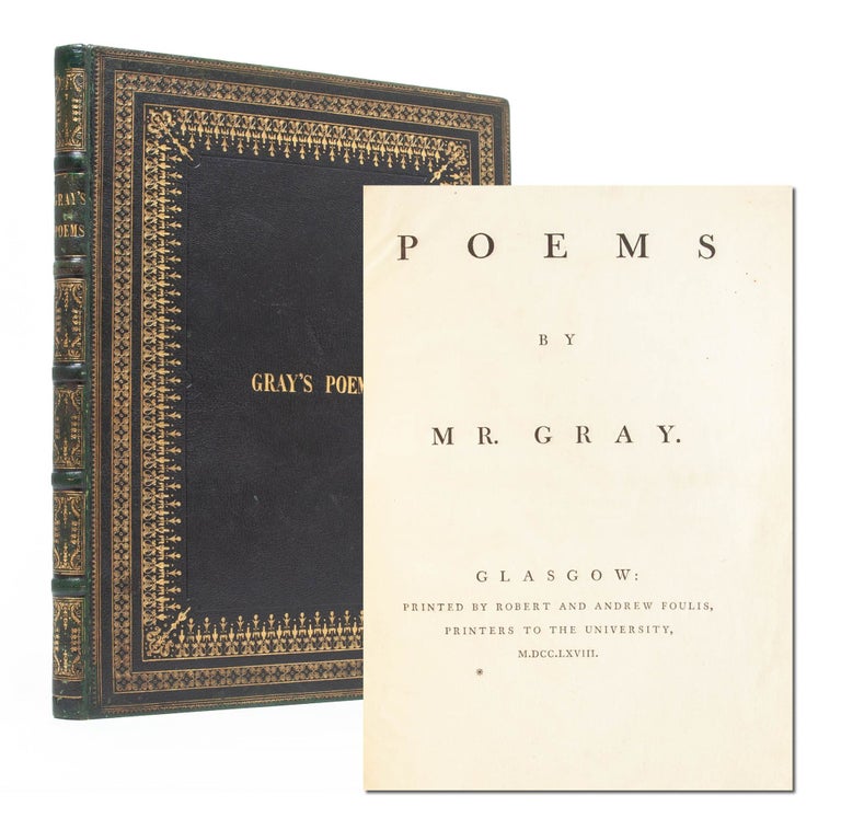 Item #5134) Poems of Mr. Gray. Thomas Gray