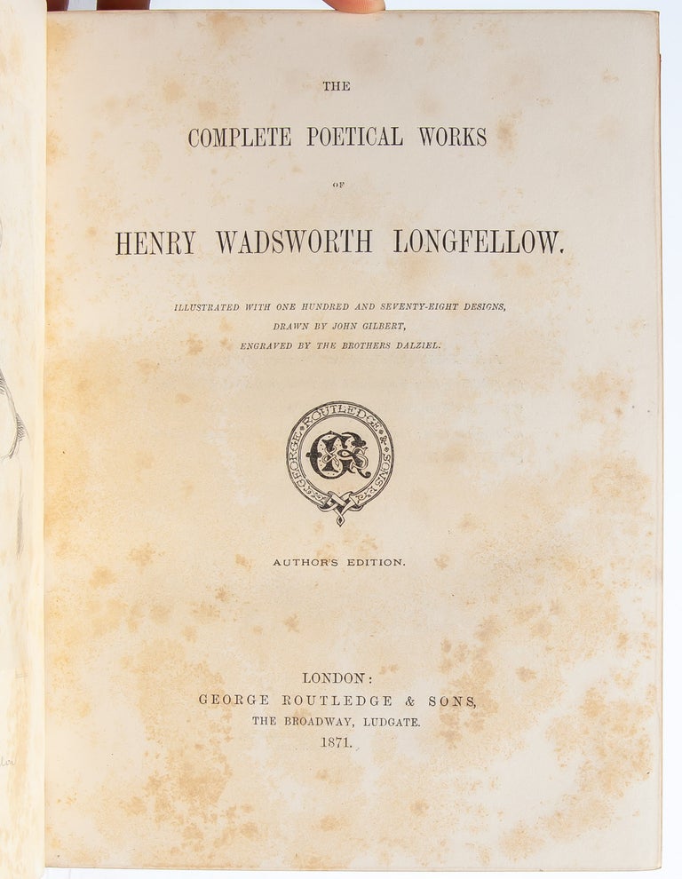 The Complete Poetical Works of Henry Wadsworth Longfellow...