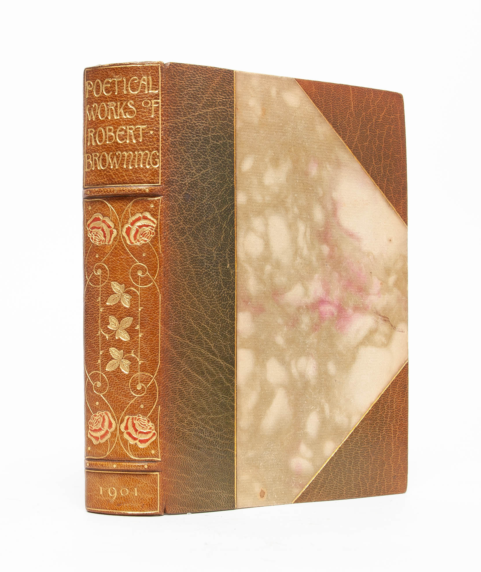 (Item #5150) The Poetical Works of Robert Browning with Portraits. In Two Volumes. Robert Browning.