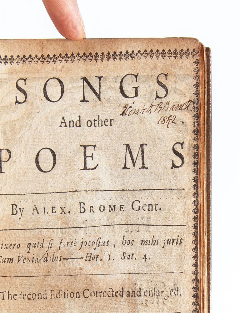 Songs and Other Poems [EBB's copy]