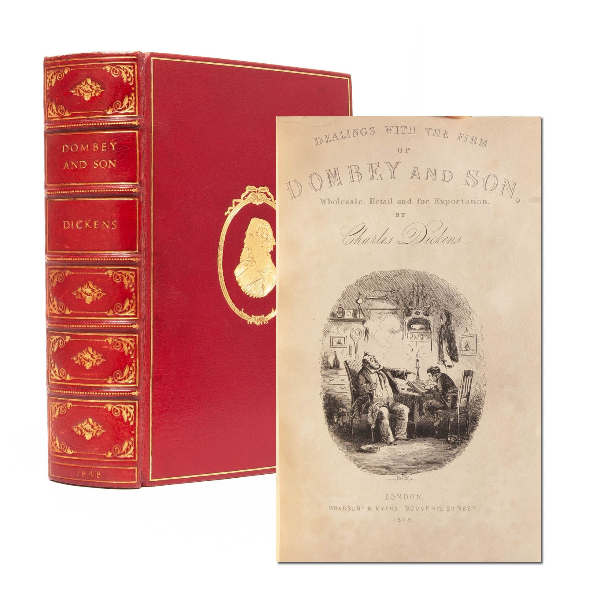(Item #5157) Dombey and Son. Charles Dickens.