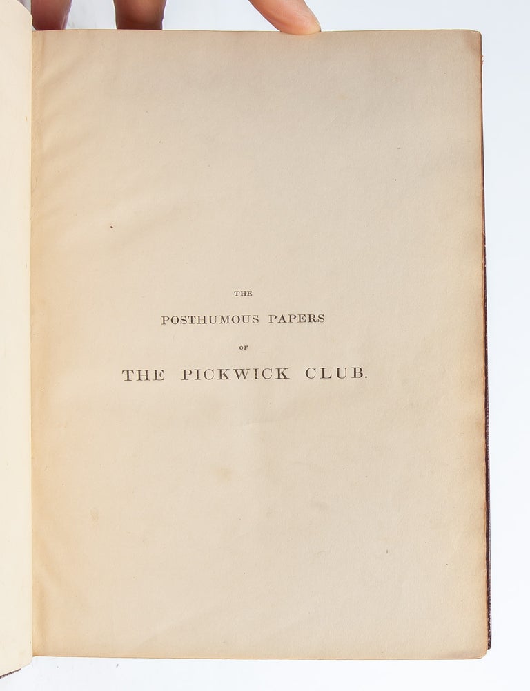 The Posthumous Papers of the Pickwick Club