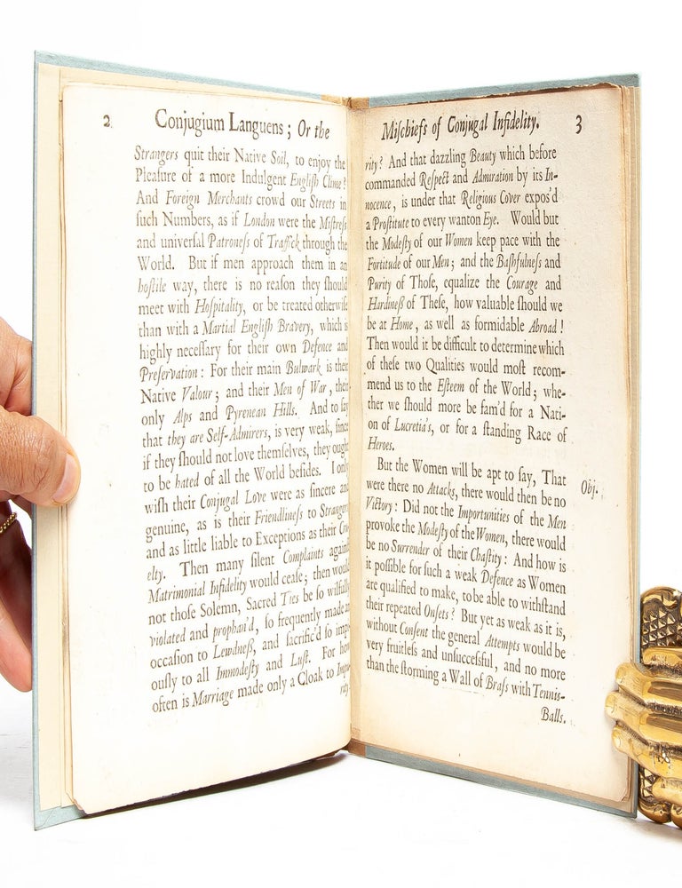 Conjugium Languens: Or, The Natural, Civil, and Religious Mischiefs Arising from Conjugal Infidelity and Impunity