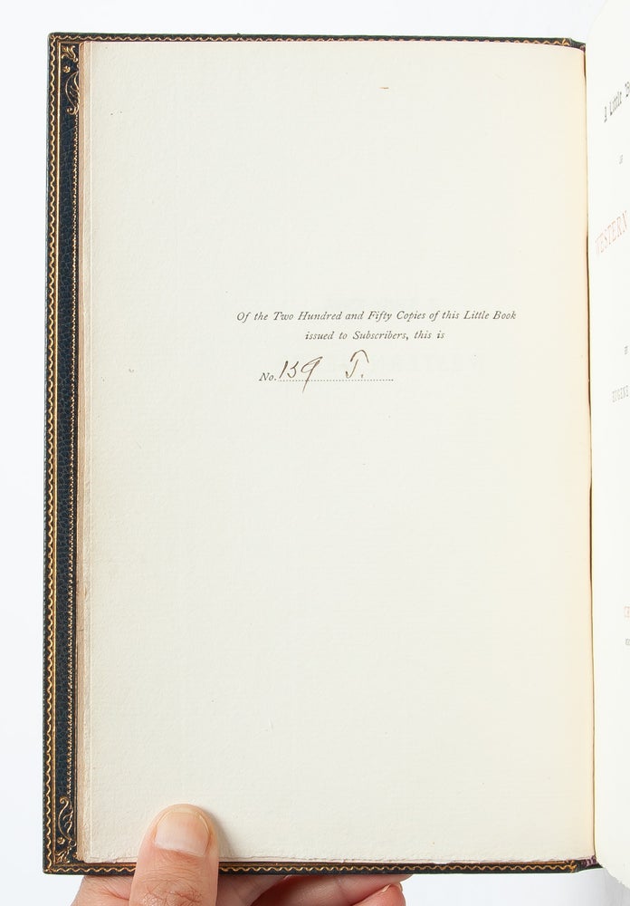 A Little Book of Western Verse (With Autograph Poem)