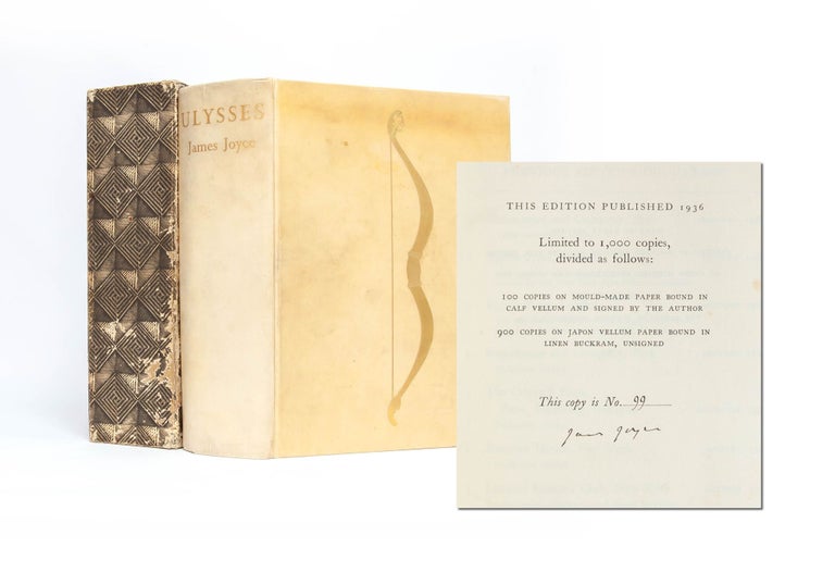 Item #5251) Ulysses (Signed Limited edition). James Joyce