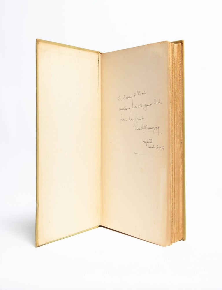 Green Hills of Africa (Inscribed first edition)