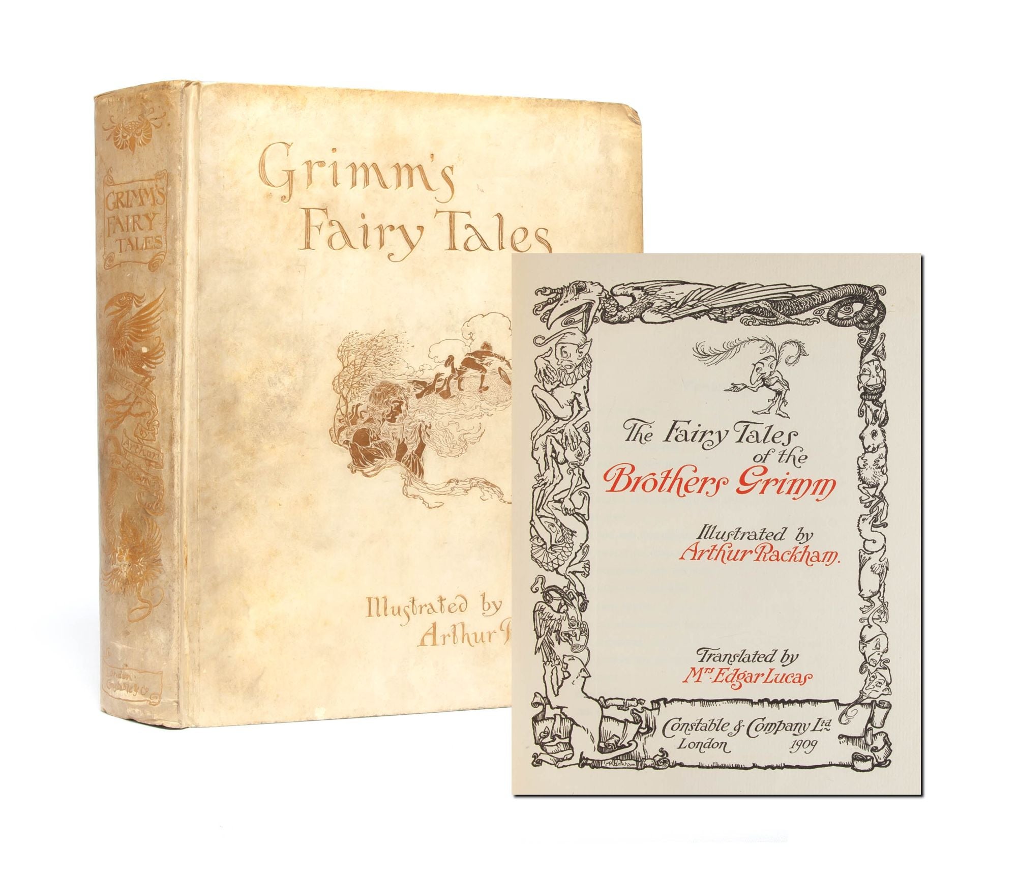 (Item #5281) The Fairy Tales of the Brothers Grimm (Signed limited edition). Arthur Rackham, The Brothers Grimm.
