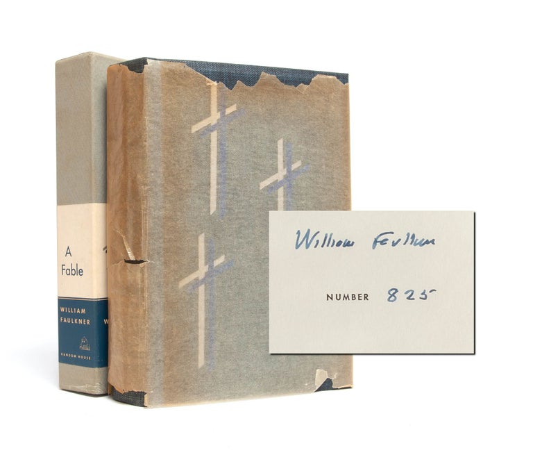 Item #5305) A Fable (Signed limited edition). William Faulkner