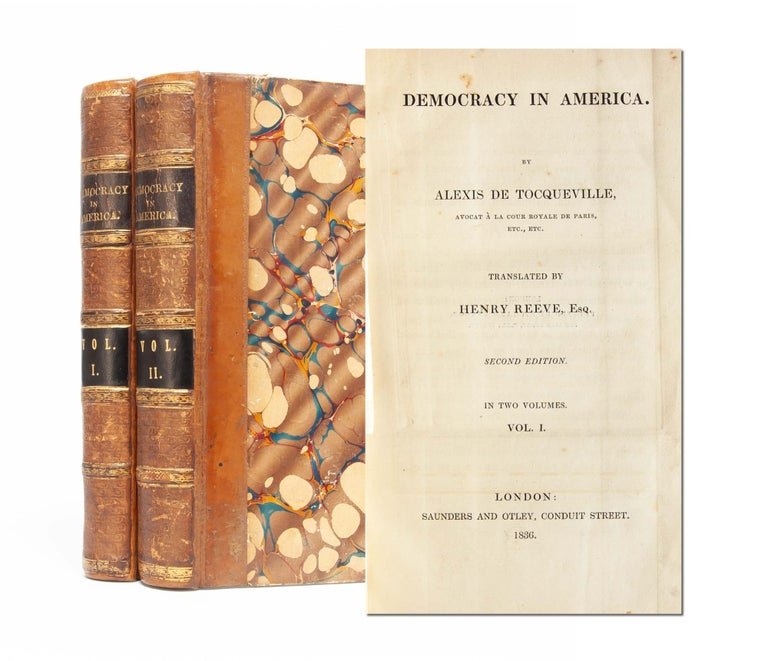 Item #5306) Democracy in America. Part the First. Alexis de Tocqueville