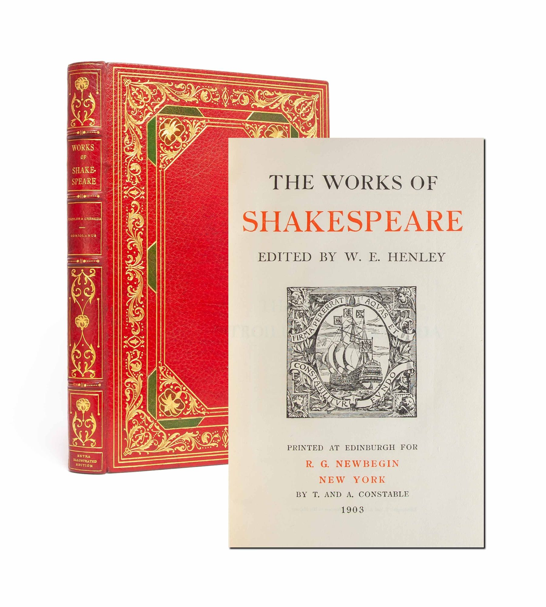 (Item #5320) The History of Troilus and Cressida [from] The Works of Shakespeare (Extra-Illustrated). William Shakespeare, W. E. Henley.