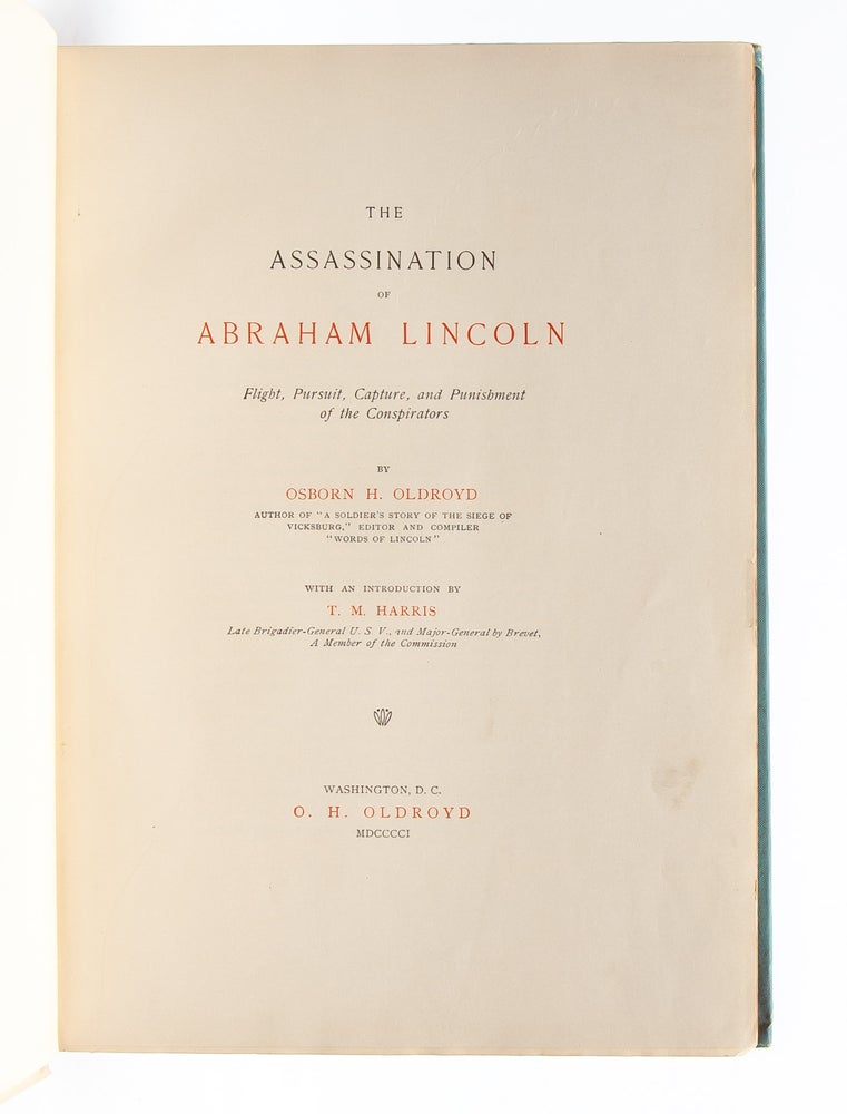 The Assassination of Abraham Lincoln (Presentation Copy)