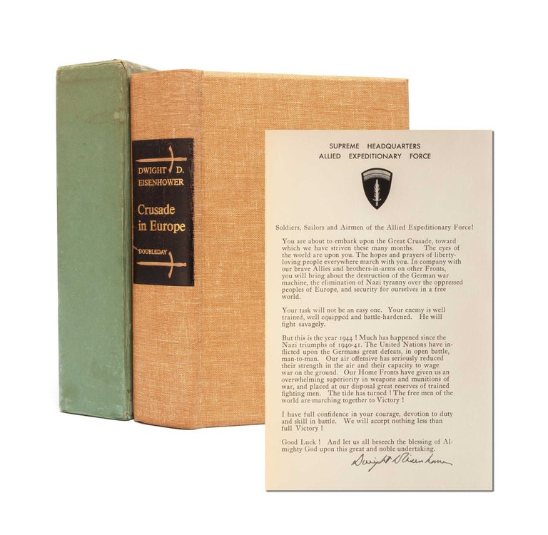 Item #5366) Crusade in Europe (Signed Limited Edition). Dwight D. Eisenhower