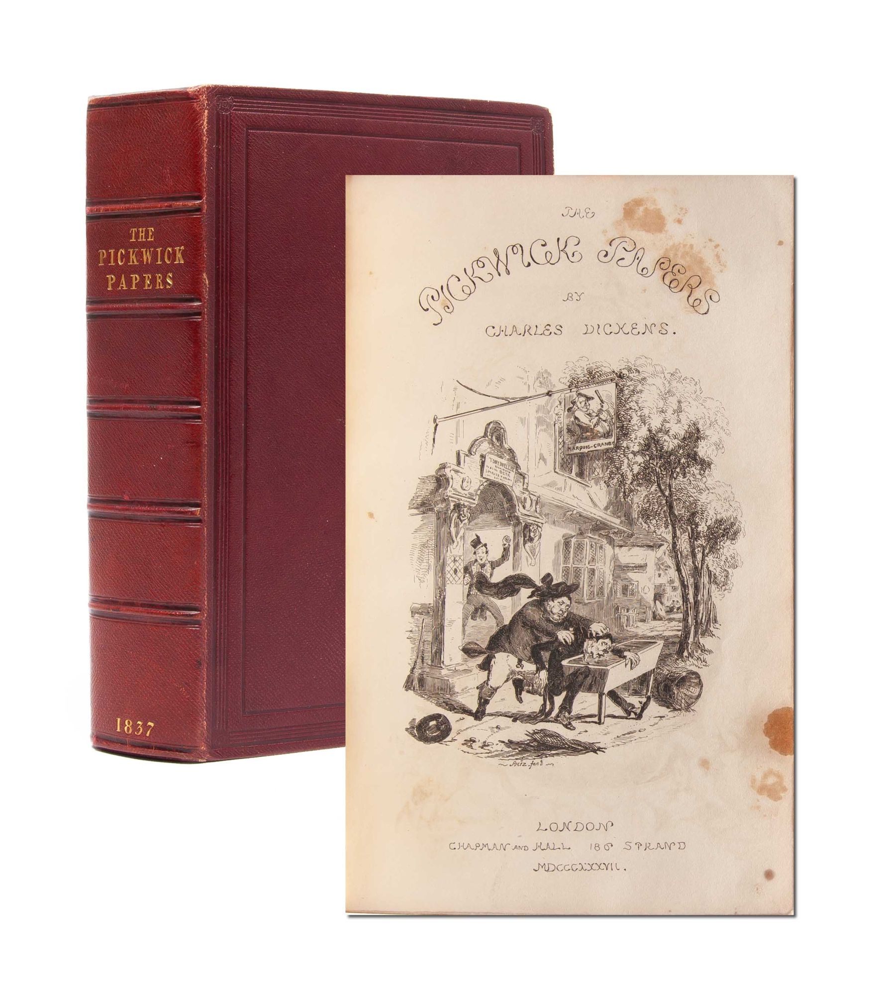 (Item #5371) The Posthumous Papers of the Pickwick Club. Charles Dickens.