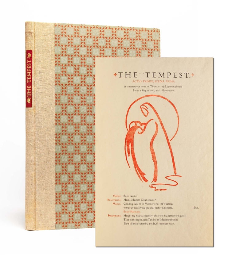 Item #5386) The Tempest. William Shakespeare, Mary Grabhorn