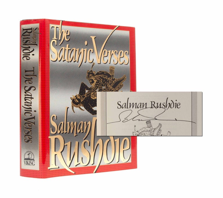 Item #5414) The Satanic Verses (Signed First Edition). Salman Rushdie