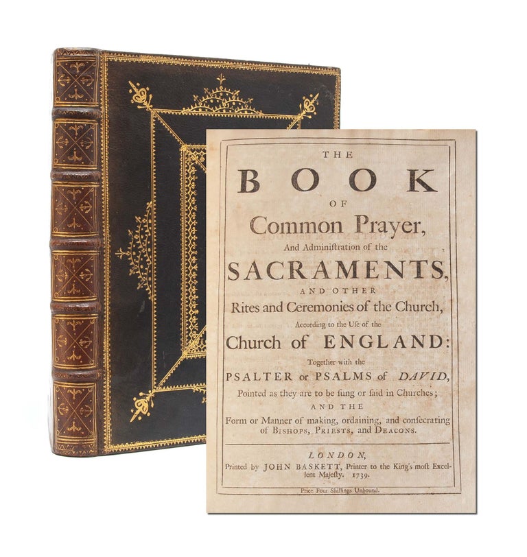 Item #5429) The Book of Common Prayer, and administration of the Sacraments, and other rites and...