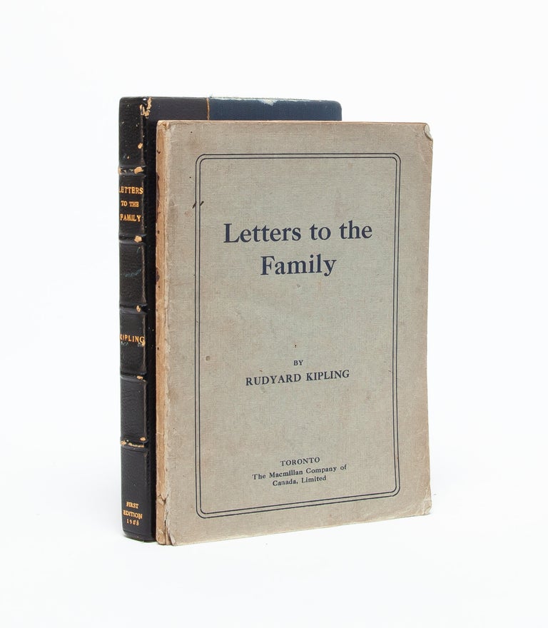 Item #5446) Letters to the Family. Rudyard Kipling