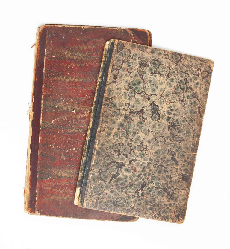 Item #5452) Pair of domestic account books documenting over three decades of home and farm...