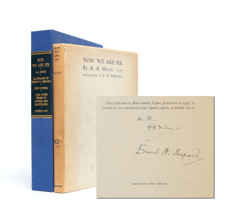 Item #5457) Now We Are Six (Signed Limited Edition). A. A. Milne, E. H. Shepard
