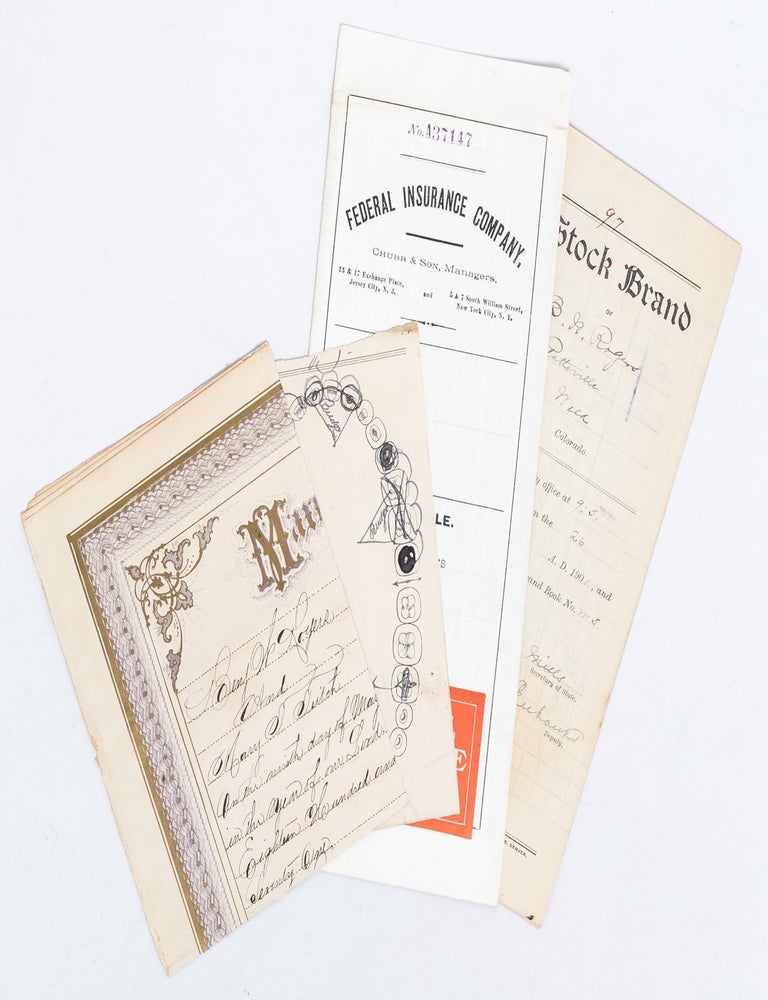 Collection Relating to the Financial Empire of a Woman & her Daughter