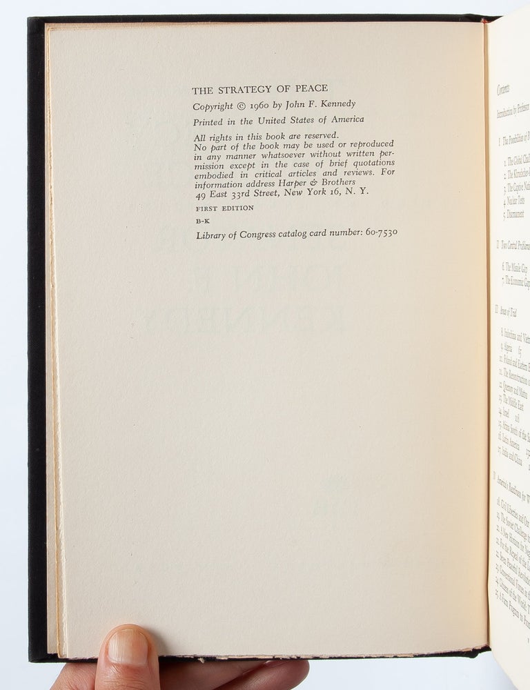 The Strategy of Peace (Presentation copy)