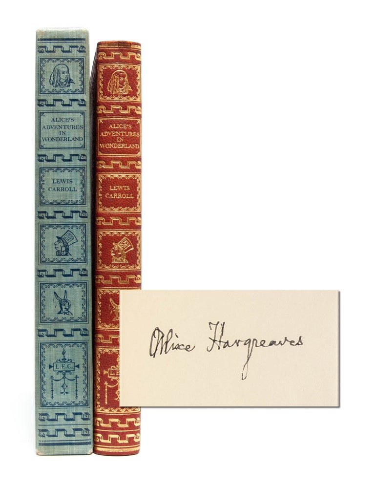 Item #5490) Alice's Adventures in Wonderland (Signed by Alice Hargreaves). Lewis Carroll