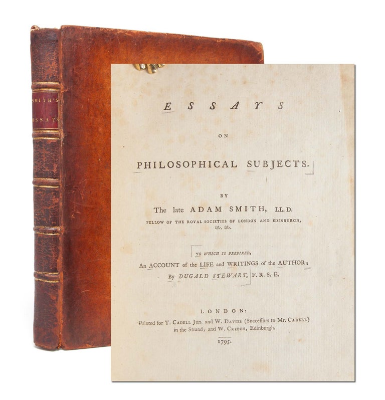 Item #5525) Essays on Philosophical Subjects. Adam Smith
