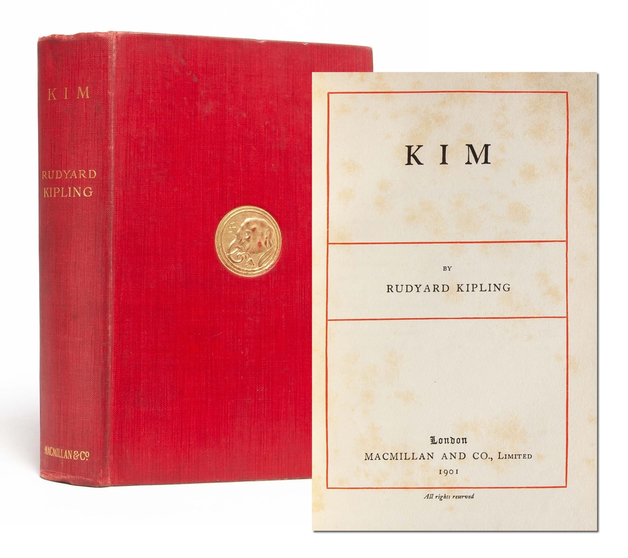 (Item #5580) Kim. Rudyard Kipling.