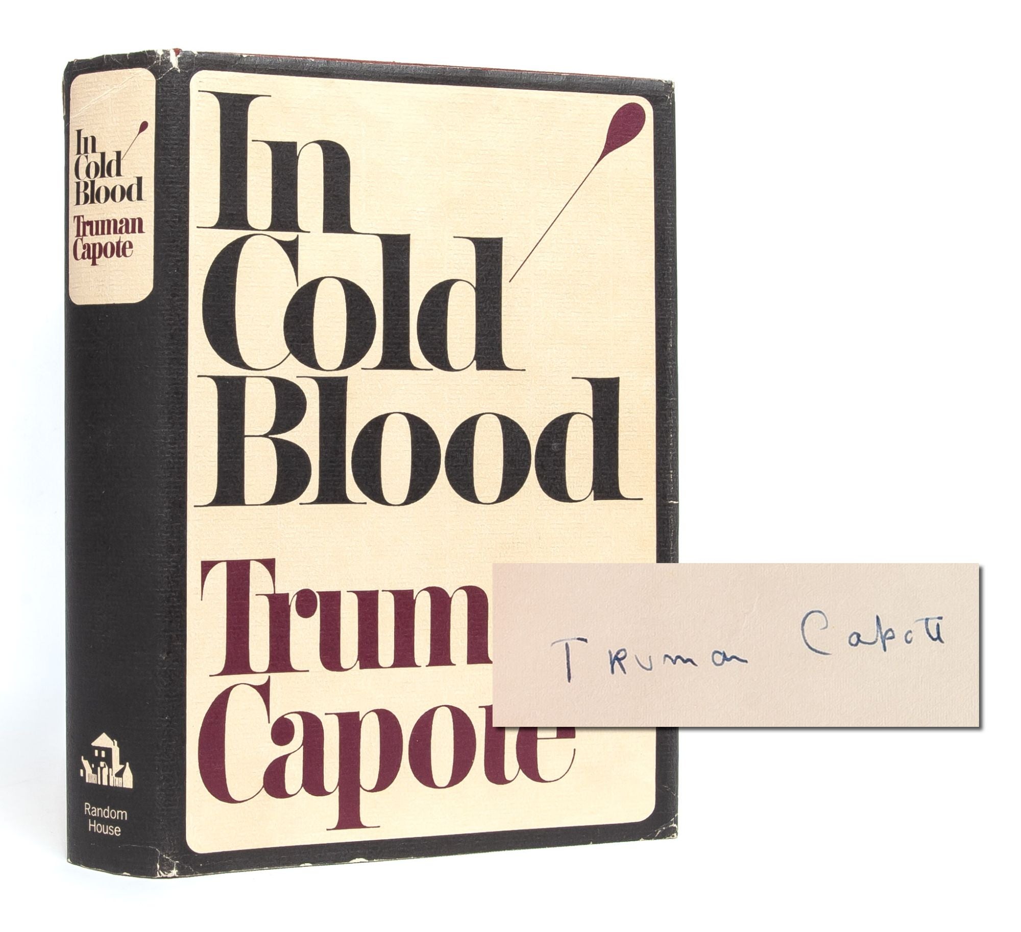 (Item #5583) In Cold Blood (Signed First edition). Truman Capote.