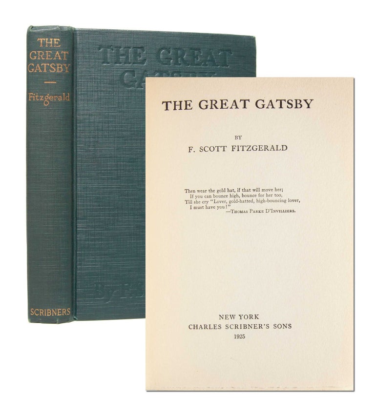 Item #5599) The Great Gatsby. F. Scott Fitzgerald