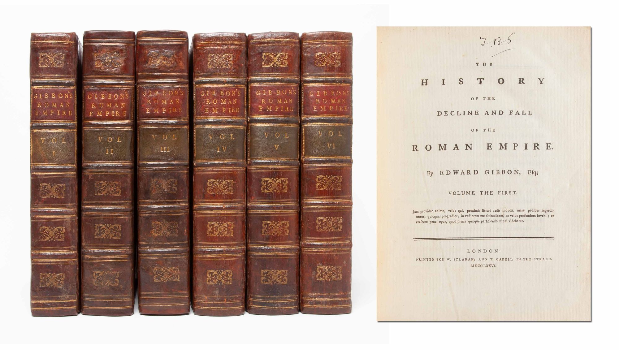 (Item #5602) The History of the Decline and Fall of the Roman Empire. Edward Gibbon.