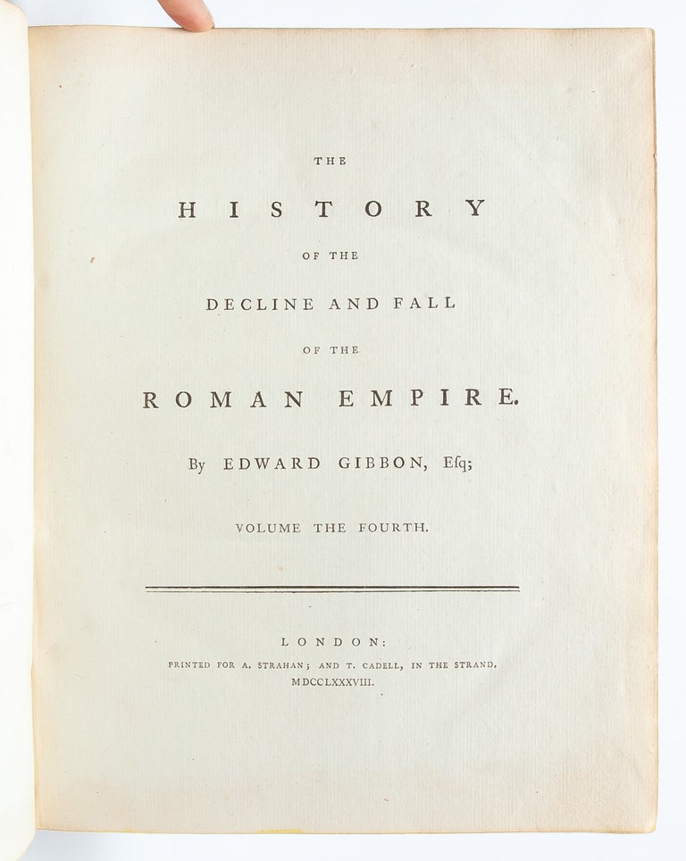 The History of the Decline and Fall of the Roman Empire.