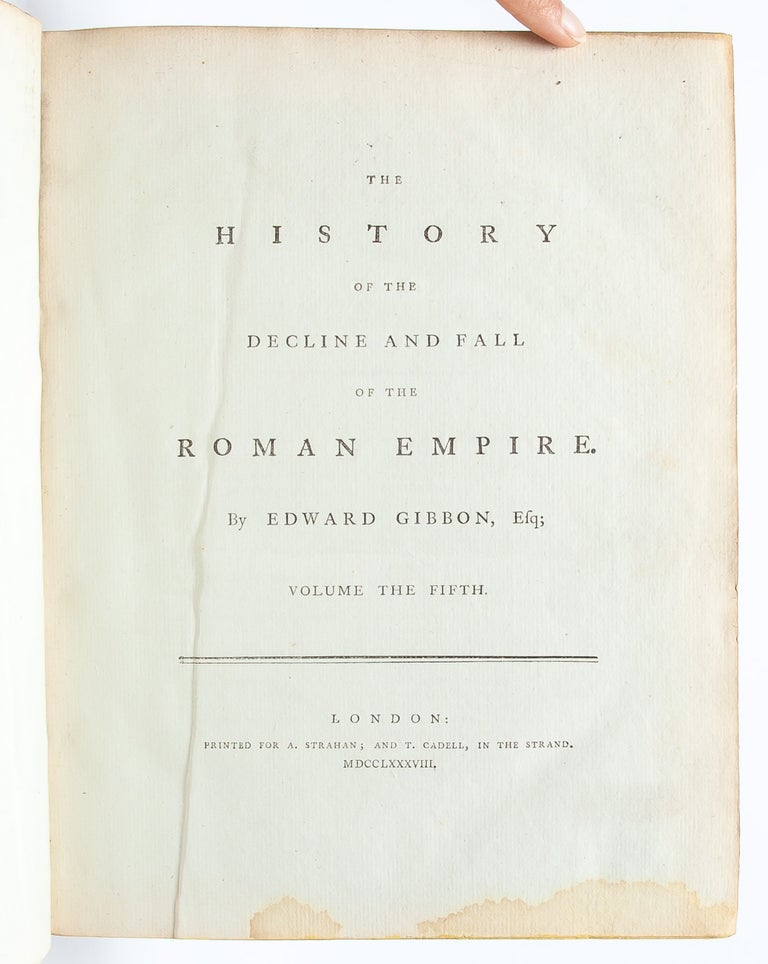 The History of the Decline and Fall of the Roman Empire.