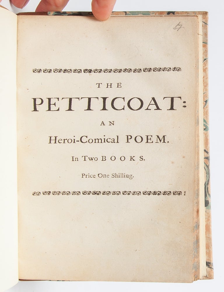 The Petticoat: An Heroi-comical Poem. In two books