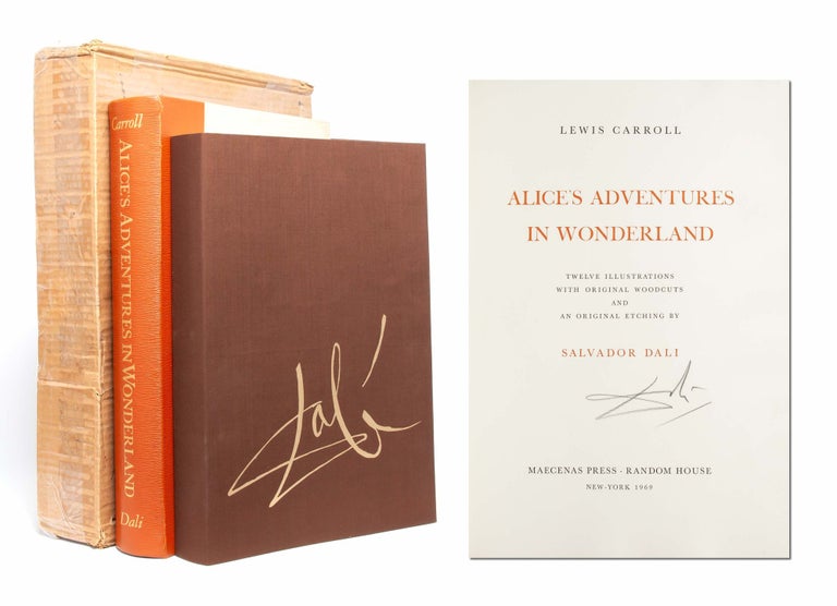 Item #5678) Alice's Adventures in Wonderland (Signed limited edition). Salvador Dali, Lewis Carroll