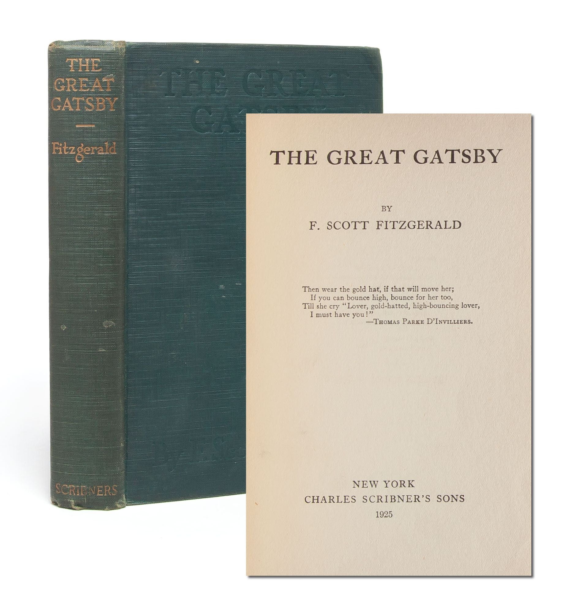(Item #5701) The Great Gatsby. F. Scott Fitzgerald.