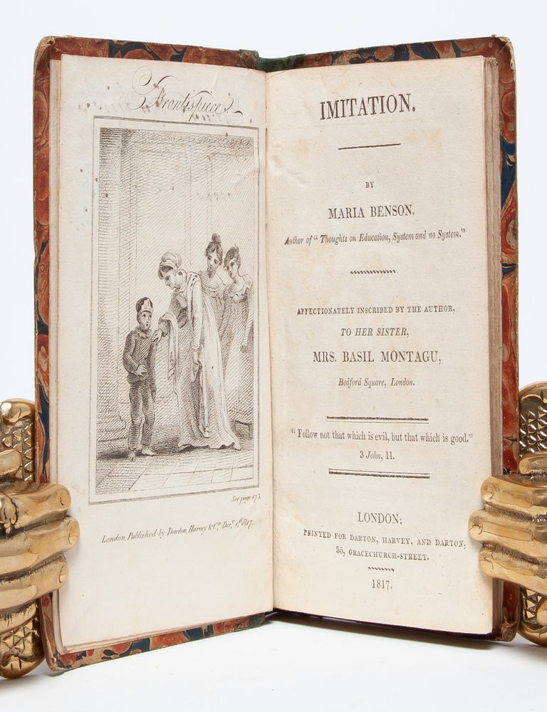 Imitation. Affectionately inscribed by the Author to her sister, Mrs. Basil Montagu