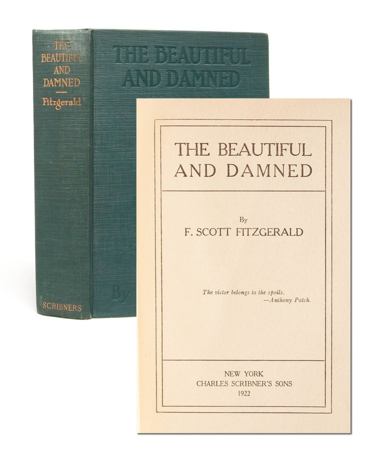 Item #5787) The Beautiful and Damned. F. Scott Fitzgerald