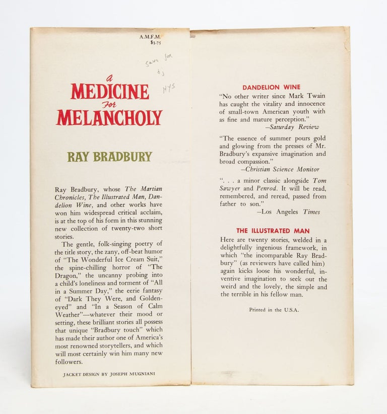 A Medicine for Melancholy (Inscribed first edition)