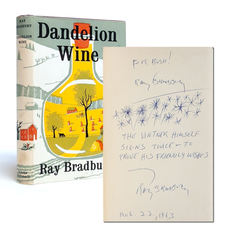 Item #5794) Dandelion Wine (Inscribed first edition). Ray Bradbury