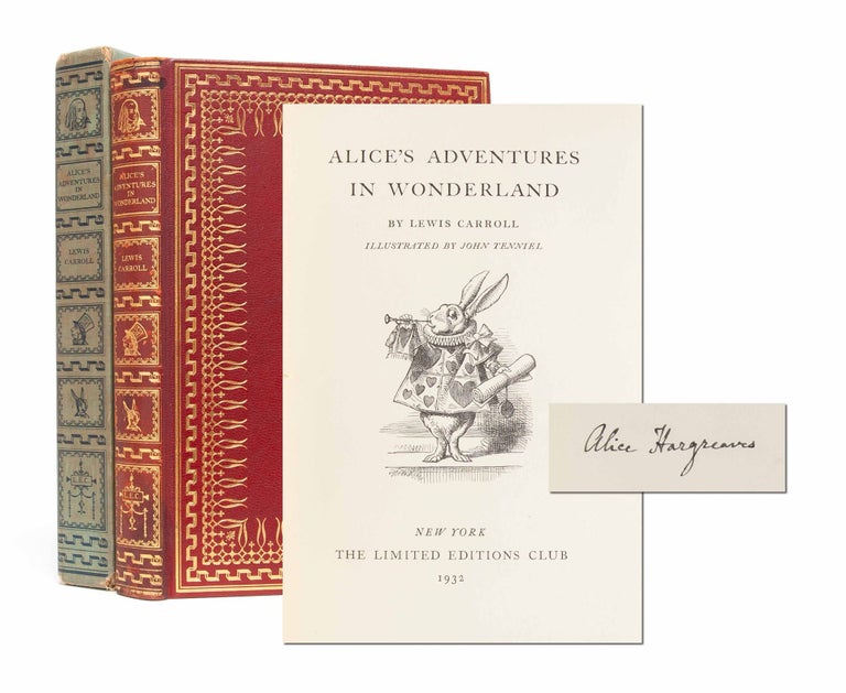 Item #5812) Alice's Adventures in Wonderland (Signed by Alice Hargreaves). Lewis Carroll