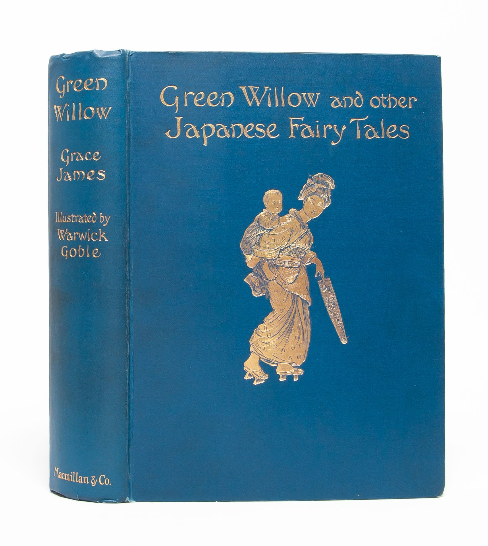 (Item #5818) Green Willow and other Japanese Fairy Tales. Grace James, Warwick Goble.