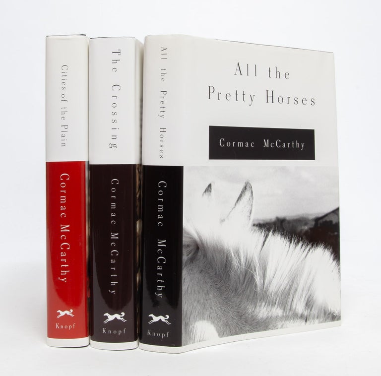 Item #5829) The Border Trilogy, including: All the Pretty Horses, The Crossing and Cities of the...