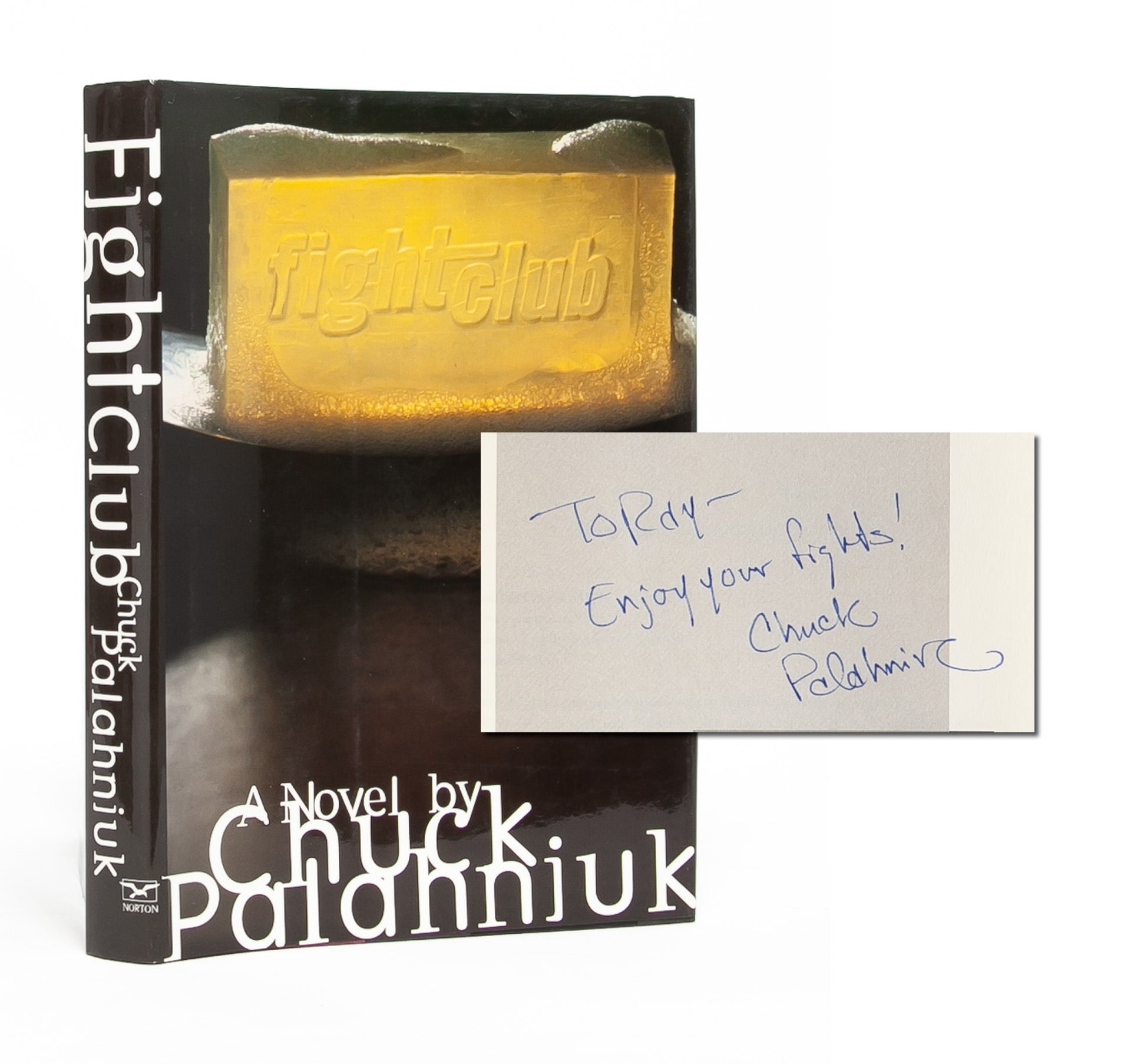 (Item #5834) Fight Club (Signed first edition). Chuck Palahniuk.