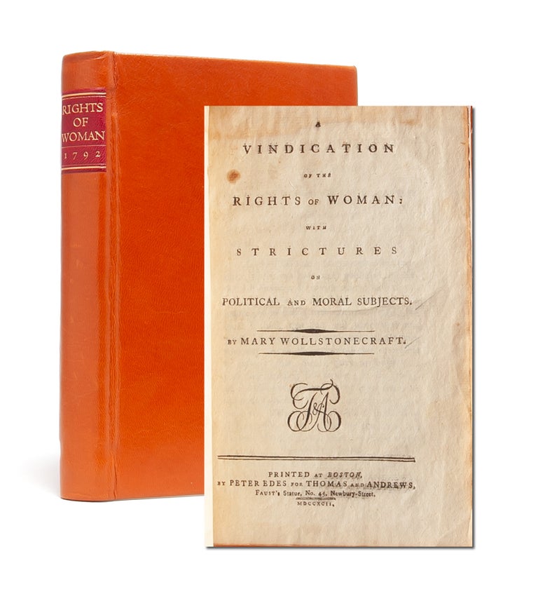 Item #5884) A Vindication of the Rights of Woman: with Strictures on Political and Moral...