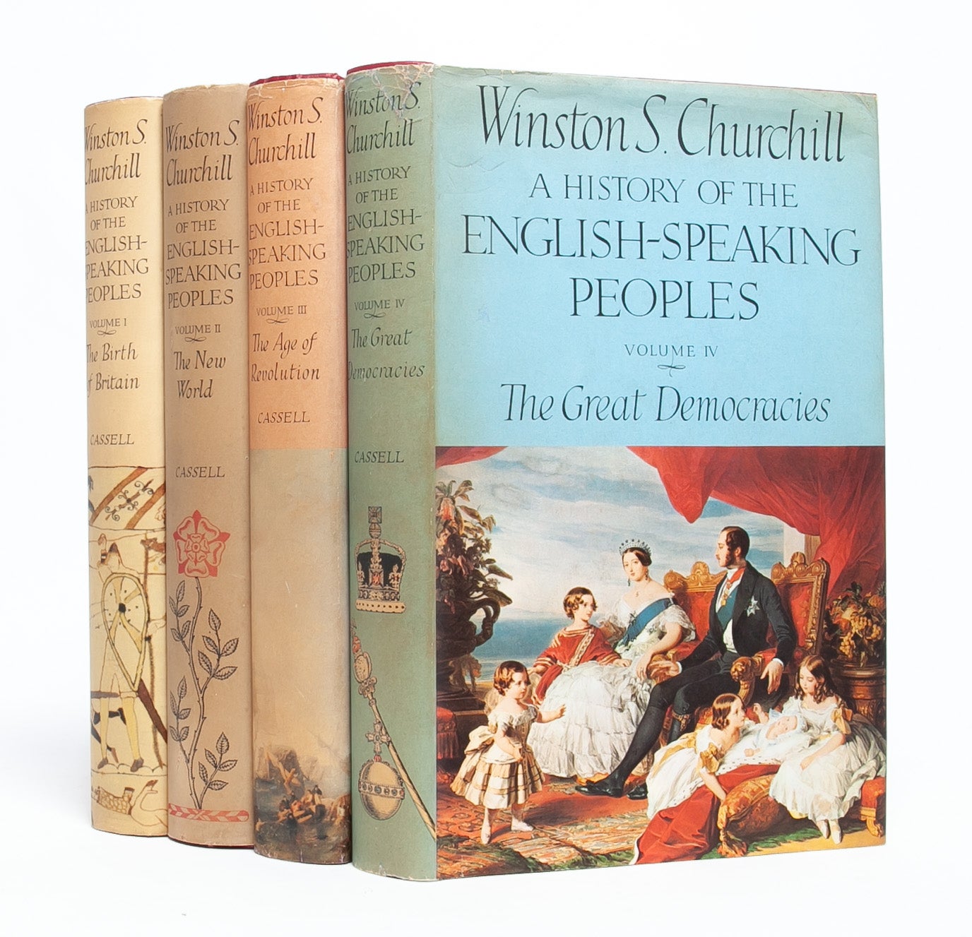 (Item #5893) History of the English Speaking Peoples (in 4 vols.). Winston Churchill.